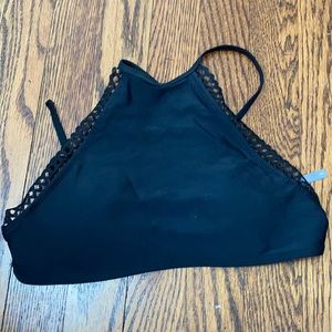 Aerie black bathing suit top